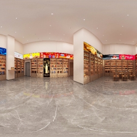 高希霸烟酒店现代新中式风格6个全景3个单张，送6个特写单张