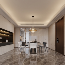 主卧+主卫+长辈房+阳台+书房+客厅+儿童房+电梯间