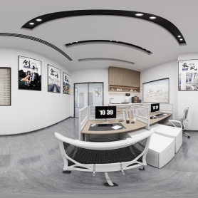 办公室四个全景