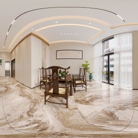 会客厅新中式风格一个全景+2特写