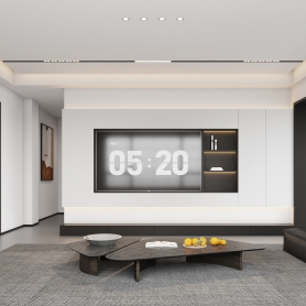 现代黑白两个客厅加两个卧室+全景送单张