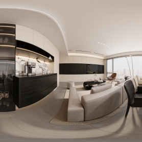 现代黑白灰两个全景，送三个特写单张