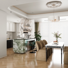 邦泰天誉西区法式客餐厅全景加4张卧室  不外传