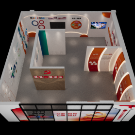 工装俯视图展厅一张