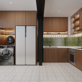 现代中古厨房 鞋柜