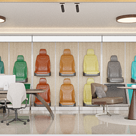 洗车店两个全景两个单送特写两张