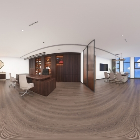 办公室一个全景送一个单张现代