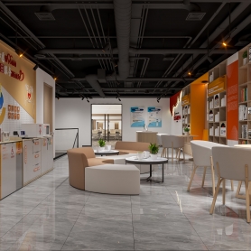 现代服务站一个全景