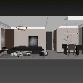 家装现代简约风格5个全景