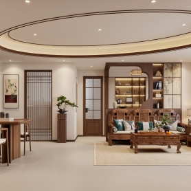 珑璟新苑3#2601：客餐厅开放书房1全送3单