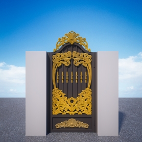 大门建模渲染一张