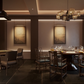 玉秀湾会所一层大厅二层包间单张4张