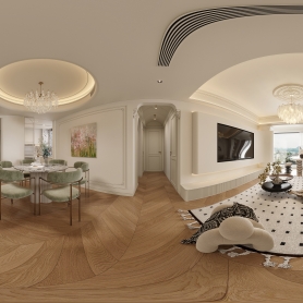 保利世贸7栋2202 轻法式6个全景送7个单张