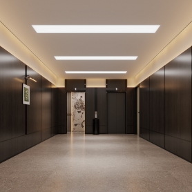 酒店：大堂公共厅，过道，前台，电梯厅：4张