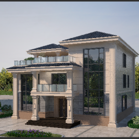 别墅外立面两张