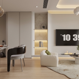 现代客餐厅主卧2个全景3单张