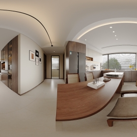 奶油家装 客厅餐厅 全景一个 游戏室单张一个