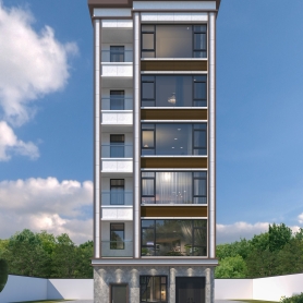 室外建筑透视图1张