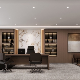 大厅+2董事长室：3张全景