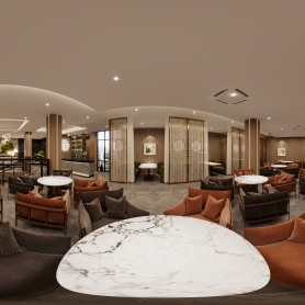 茶楼两个全景三张静态