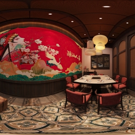 小潮膳牛肉火锅店加图一个包厢