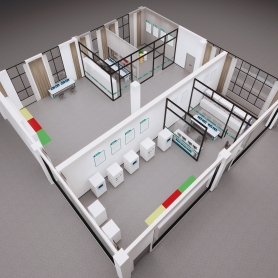实验室单张3张  车间鸟瞰一张+单张一张