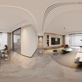 喜樾家园10栋2202客餐厅全景+送2张特写