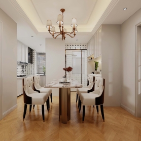 刘总简欧客餐厅，厨房2个全景赠送3个单张