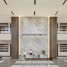 办公大厅一个全景，送一个单张