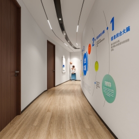 工装办公室走道1个全景