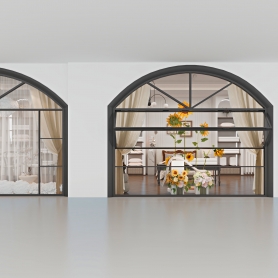 家纺店  一个全景一个门头送特写