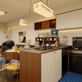 由原来的中古风格4全景3单张改成包豪斯风格4全景3单张。