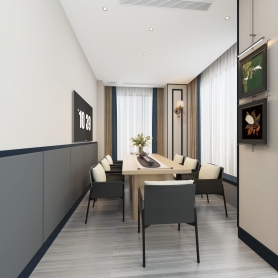 工装多功能空间效果图8个全景