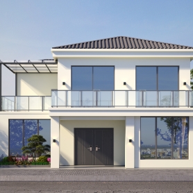 别墅外立面正面透视单张