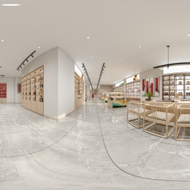 茶叶展厅4个全景4单张