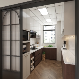 现代中古客餐厅+卧室