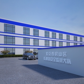 办公楼透视图一张