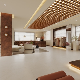 一张服装店全景+一张门头