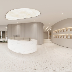 美容院 6个全景 一个门头