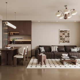 中古风客餐厅全景+全景送单张