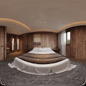 陈年往事名宿客房三个全景