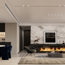 杭璟府190客餐厅，送两张特写