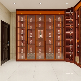 1月30日尾款，酒柜全景