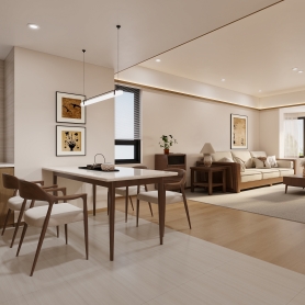 现代风格三个单张