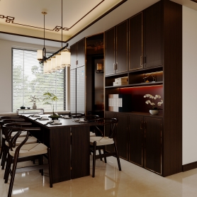 蓝山王老师，客餐厅主卧4张全景