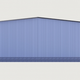 铁皮房室外透视图1张