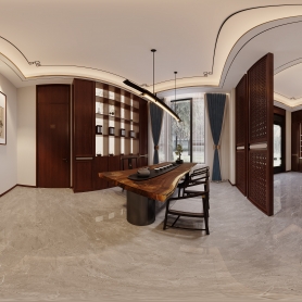 新中式 客餐厅 茶室  棋牌室