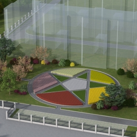 一张景观俯视图