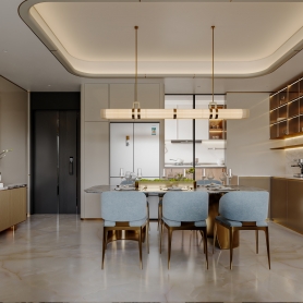 现代轻奢客厅+主卧：2全送4单