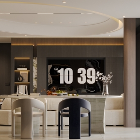 意式客餐厅，主卧室